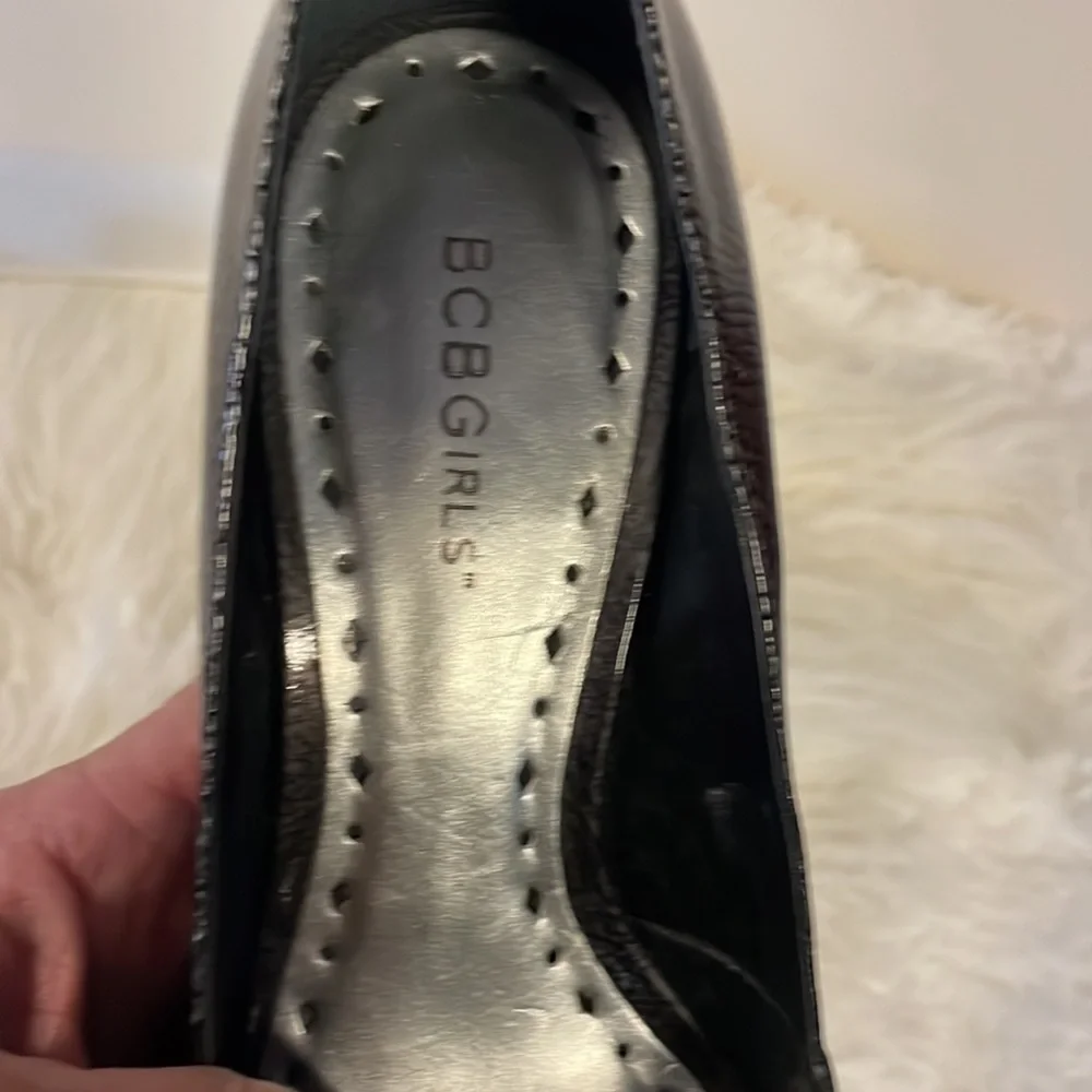 BGB Girls Open Toe Heels Sz9